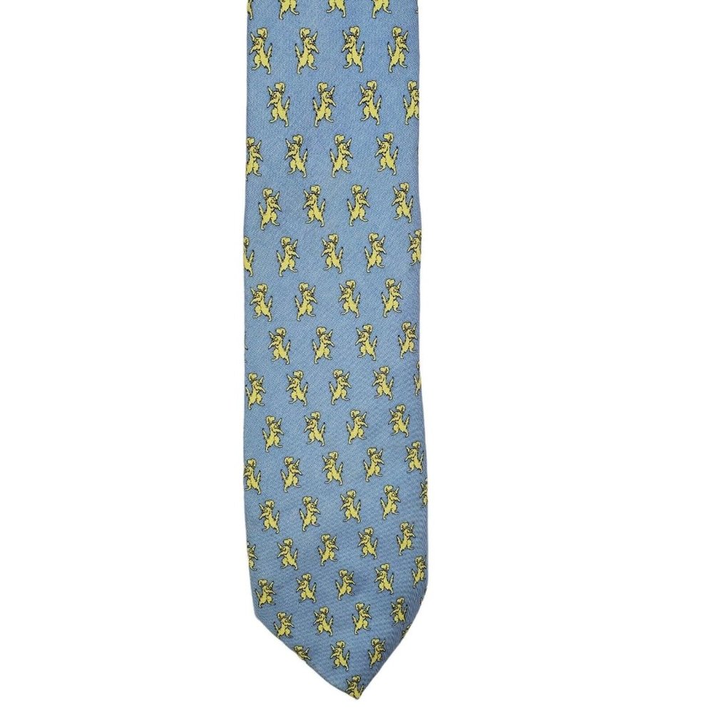 Vineyard Vines BOYS Silk Tie True Prep Golden Retriever Handmade USA Designer